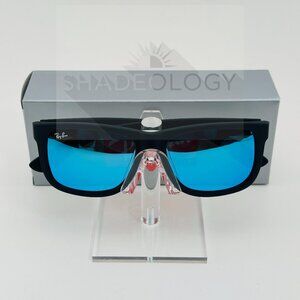 New Ray-Ban 4165 622/55 Justin Classic Sunglasses Blue Mirror Lens
